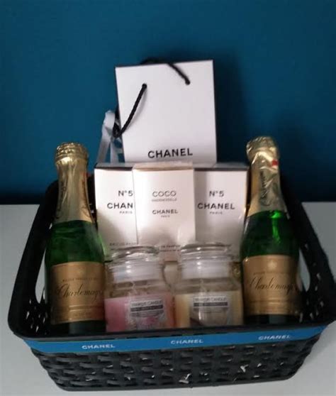 chanel light box|chanel gift basket.